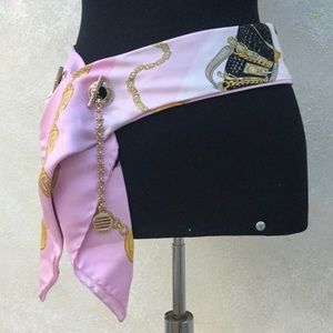 Versace silk belt 70 cm